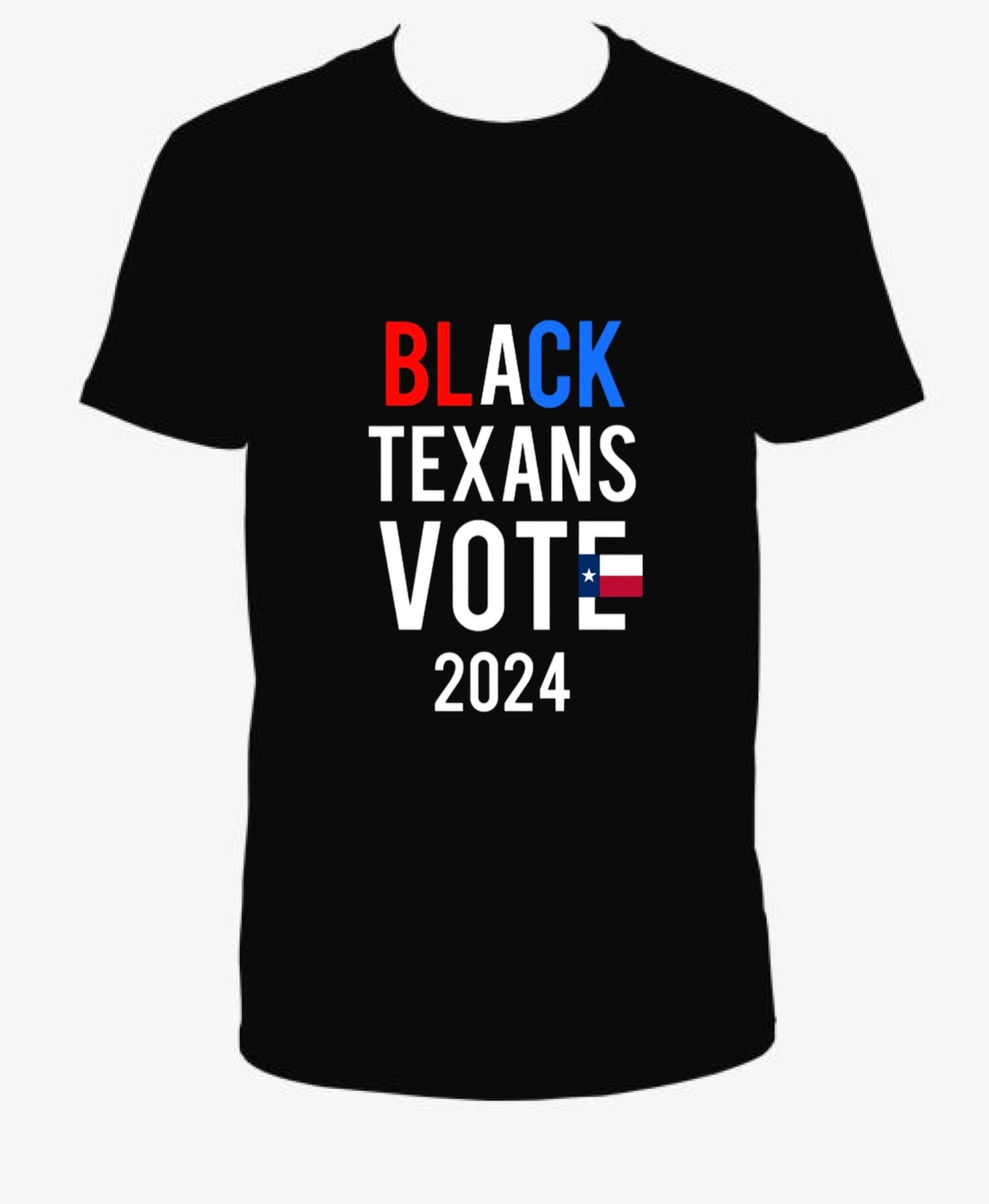 Black Texans Vote 2024 T-shirt (Unisex)